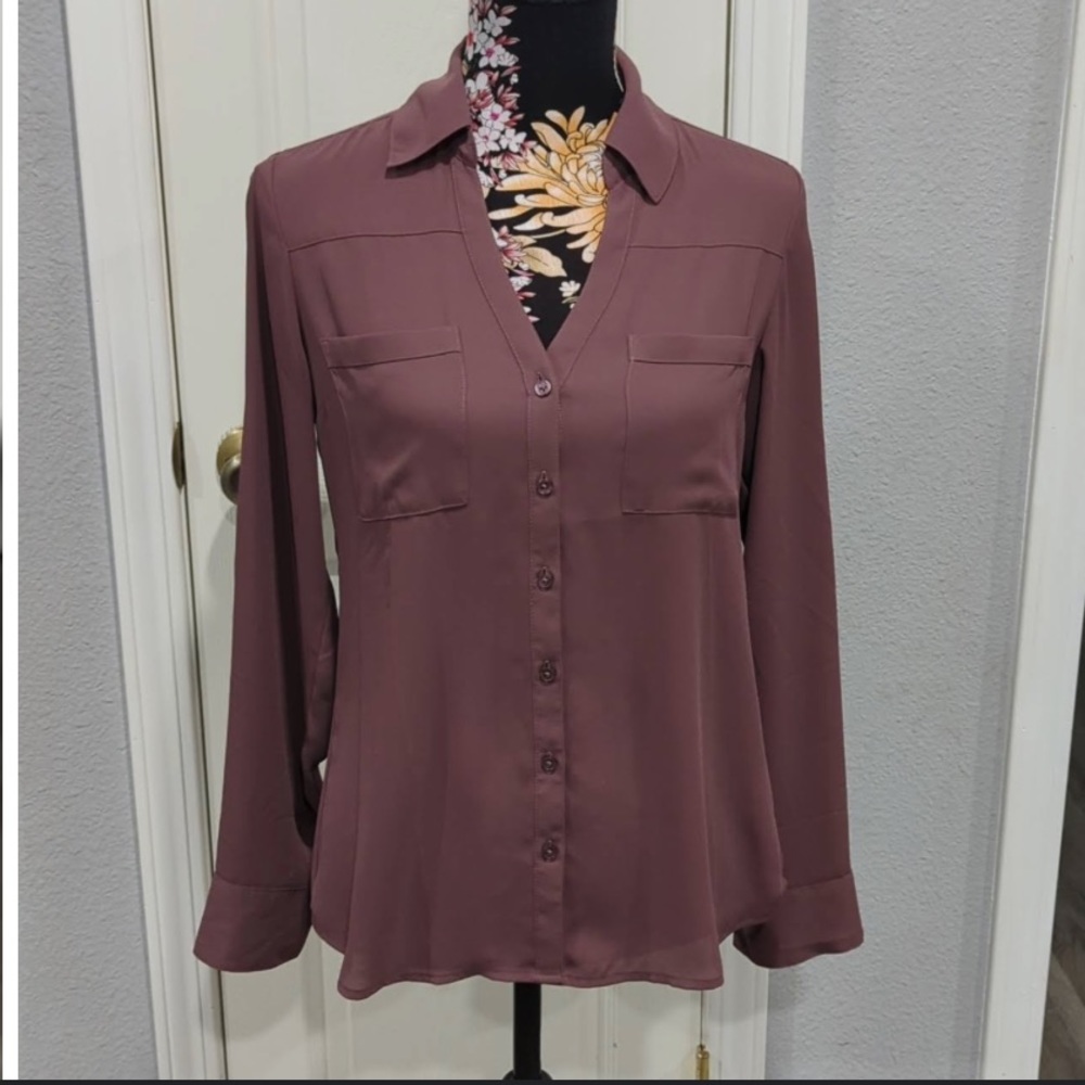 Express mauve blouse